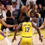 Lakers stifle Timberwolves to even playoff series: Highlights