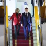 Macron’s office dismisses viral video showing apparent shove from wife Brigitte