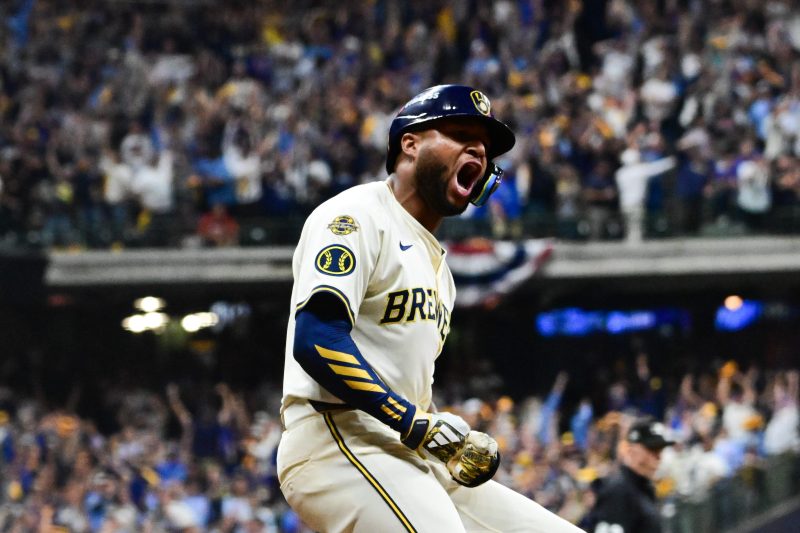 Brewers push Cubs to brink with Game 2 power display