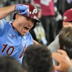 Phillies bash Dodgers to fight another day in MLB playoffs